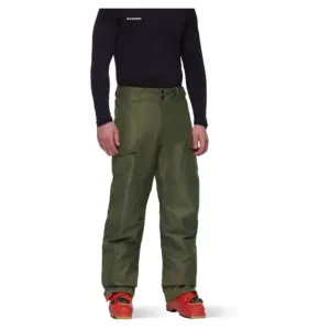 Mammut Fall Line Hardshell Thermo Broek Dark Marsh