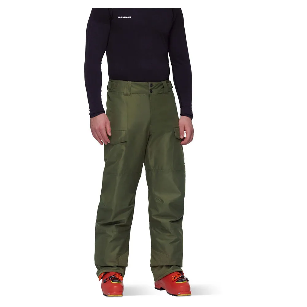 Mammut Fall Line Hardshell Thermo Broek Dark Marsh