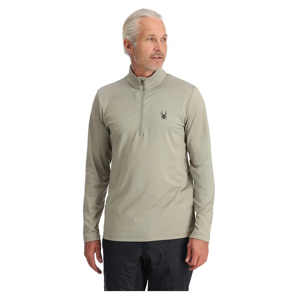 Spyder Prospect Sweatshirt Met Halve Rits Concrete