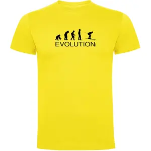 Kruskis Evolution Ski T-shirt Met Korte Mouwen Geel