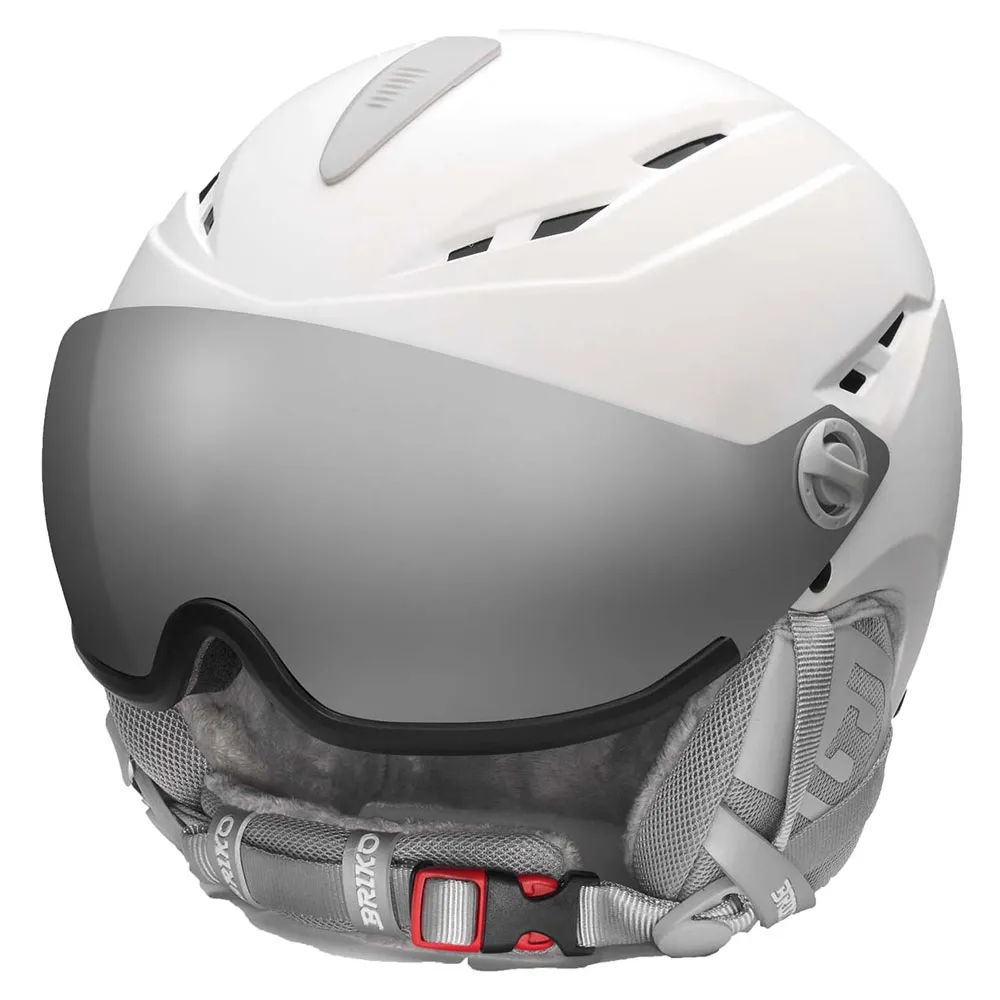 Briko Chione Helm Met Vizier Wit