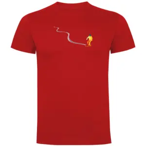 Kruskis Snowboard Track T-shirt Met Korte Mouwen Rood