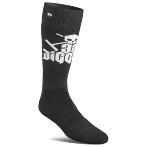 Thirtytwo Diggers Merino Lange Sokken Zwart
