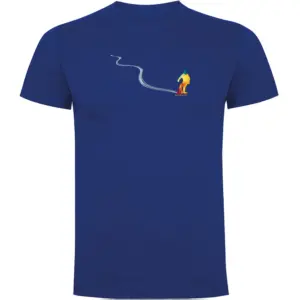 Kruskis Snowboard Track T-shirt Met Korte Mouwen Blauw