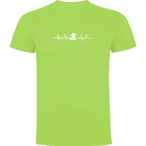 Kruskis Snowboarding Heartbeat T-shirt Met Korte Mouwen Groen