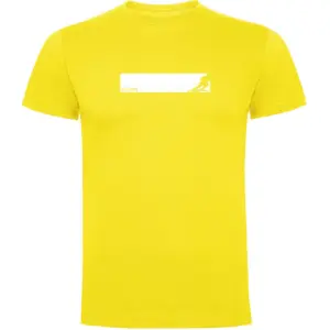 Kruskis Ski Frame T-shirt Met Korte Mouwen Geel