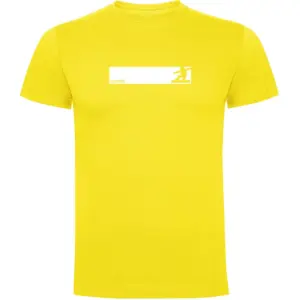 Kruskis Snowboarding Frame T-shirt Met Korte Mouwen Geel