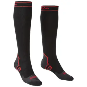 Bridgedale Heavyweight Knee Lange Sokken Zwart