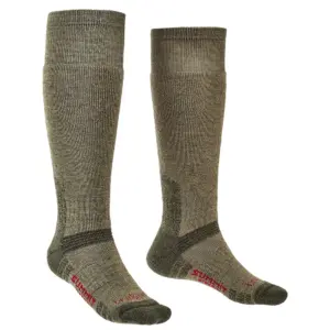 Bridgedale Heavyweight Merino Performance Knee Sokken Olijf