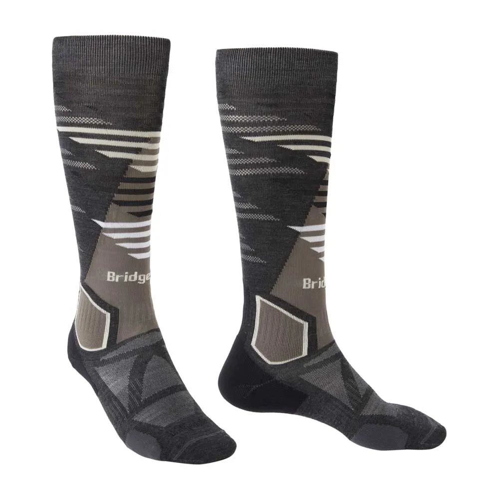 Bridgedale Lightweight Merino Performance Lange Sokken Graphite / Bungee
