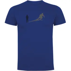 Kruskis Ski Shadow T-shirt Met Korte Mouwen Blauw