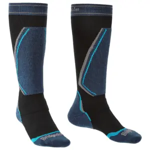 Bridgedale Retro Fit Merino Performance Lange Sokken Zwart