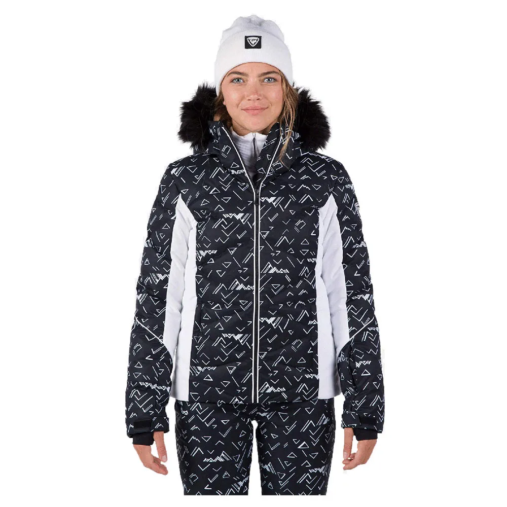 Rossignol Staci Print Puffy Jas Zwart
