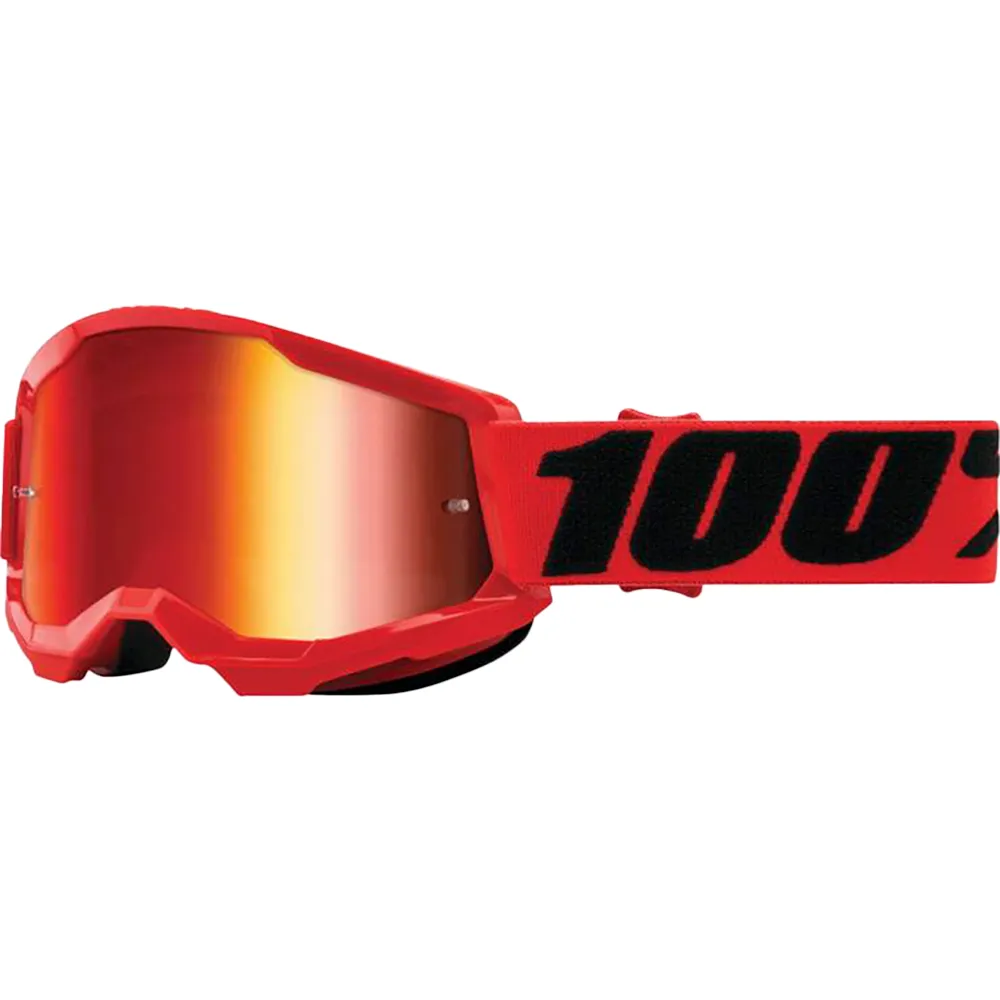100percent Strata 2 Youth Skibril Rood