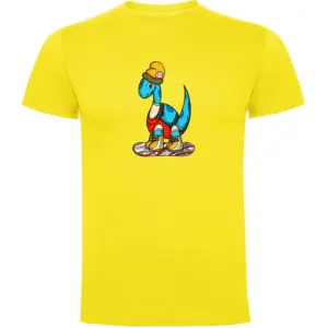 Kruskis Dino Snow T-shirt Met Korte Mouwen Geel