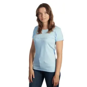 Fischer Big Logo T-shirt Met Korte Mouwen Clear Sky