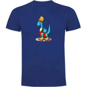 Kruskis Dino Snow T-shirt Met Korte Mouwen Blauw