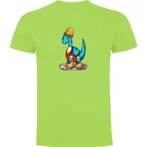 Kruskis Dino Snow T-shirt Met Korte Mouwen Groen
