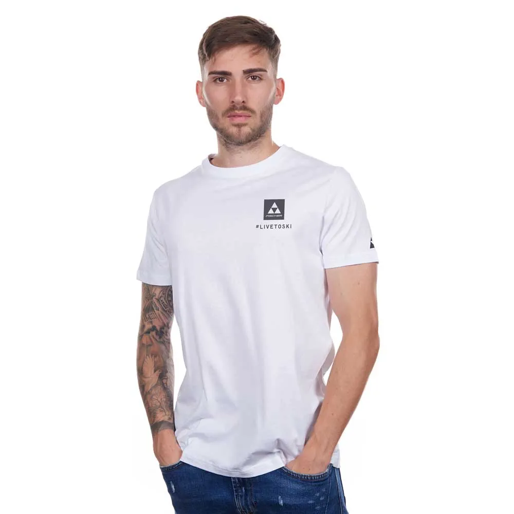 Fischer Essentials T-shirt Met Korte Mouwen Wit