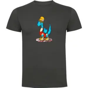 Kruskis Dino Snow T-shirt Met Korte Mouwen Grijs