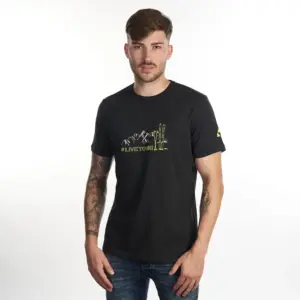 Fischer Live To Ski T-shirt Met Korte Mouwen Zwart
