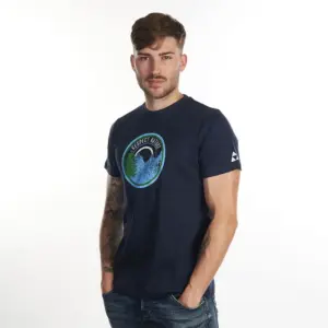 Fischer Nature T-shirt Met Korte Mouwen Denim