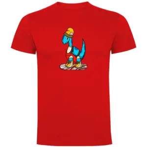 Kruskis Dino Snow T-shirt Met Korte Mouwen Rood