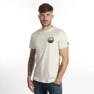 Fischer Respect Nature T-shirt Met Korte Mouwen Fog