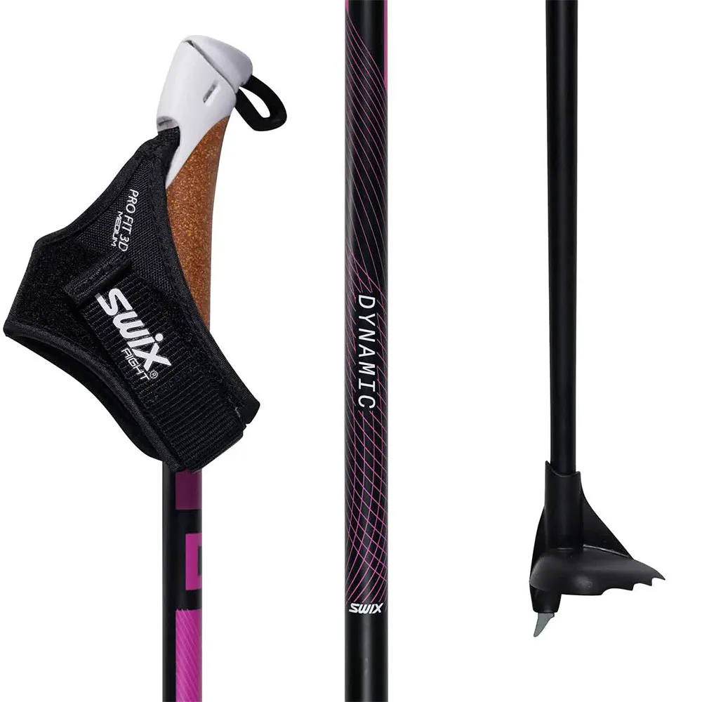 Swix Dynamic D3 Junior Stokken Roze