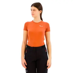 Salewa Zebru Med Warm Amr T-shirt Met Korte Mouwen Rood