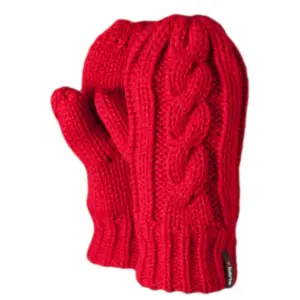 Barts Cable Handschoenen Rood