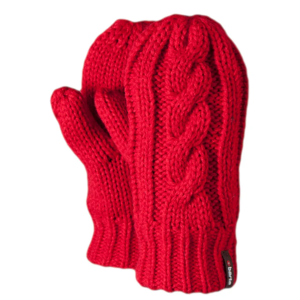 Barts Cable Handschoenen Rood