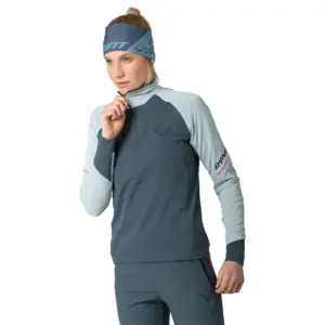 Dynafit Alpine Half Rits Lange Mouw T-shirt Blauw