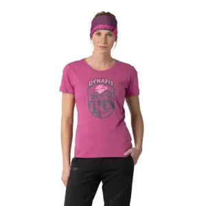 Dynafit Graphic Co T-shirt Met Korte Mouwen Magenta / Horizon