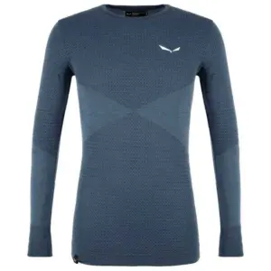 Salewa Zebru Responsive T-shirt Met Lange Mouwen Denim