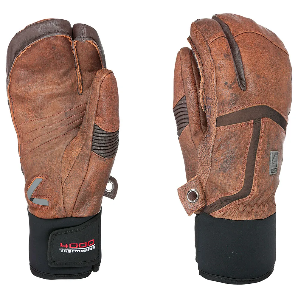 Level Off Piste Handschoenen Bruin