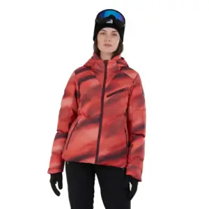 Fundango Elyra Padded Jas Pomegranate