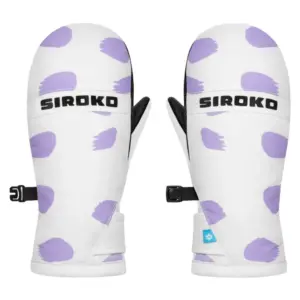 Siroko Polka Dots Handschoenen Paars