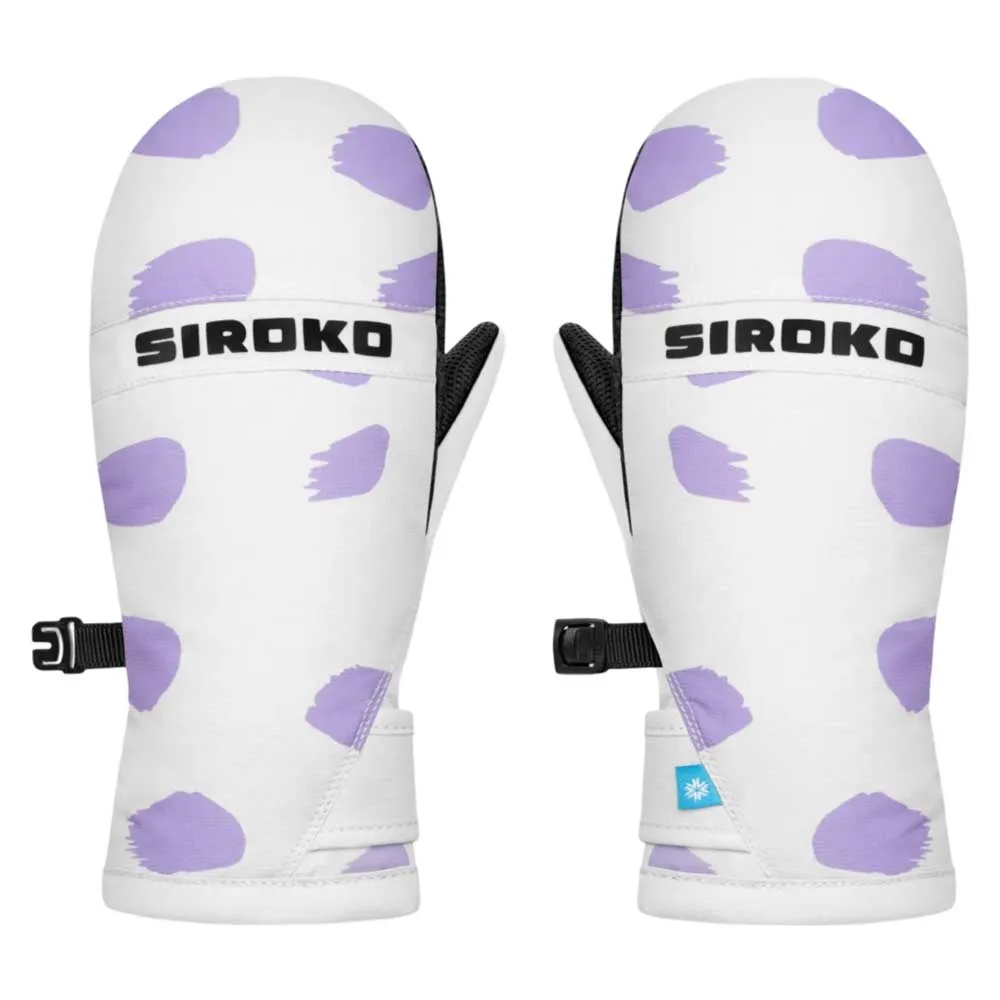 Siroko Polka Dots Handschoenen Paars