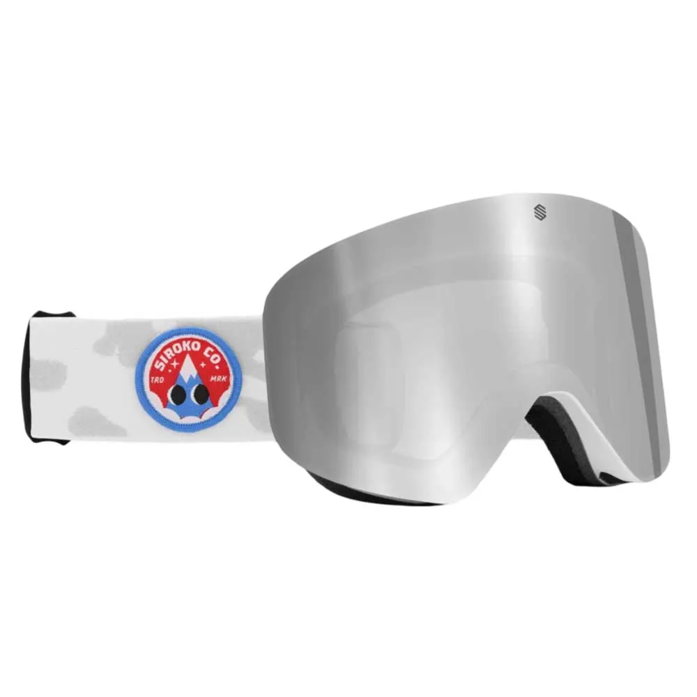 Siroko Gx Whitehorse Junior Skibril Wit