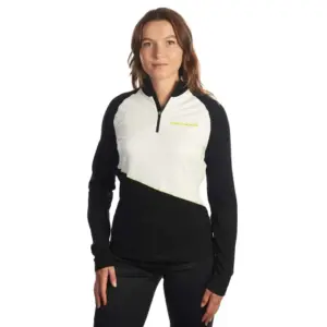 Fischer Sprint 2.0 Half Rits Lange Mouw T-shirt Zwart