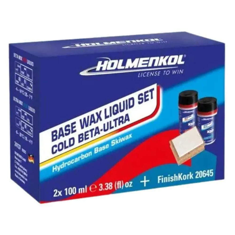 Holmenkol Basic Set Cold 2x100ml Vloeibare Was