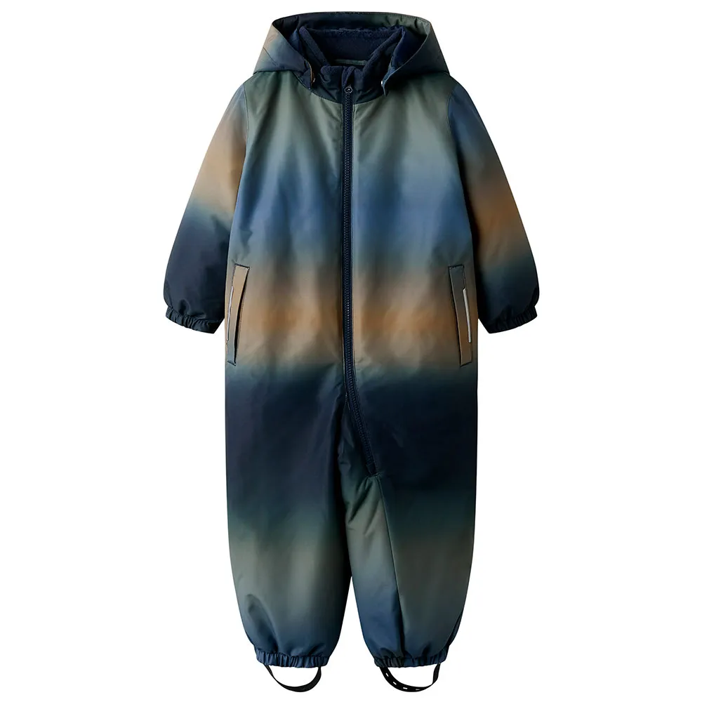 Name It Psnow10 Aop Fo Set Dark Sapphire / Flow