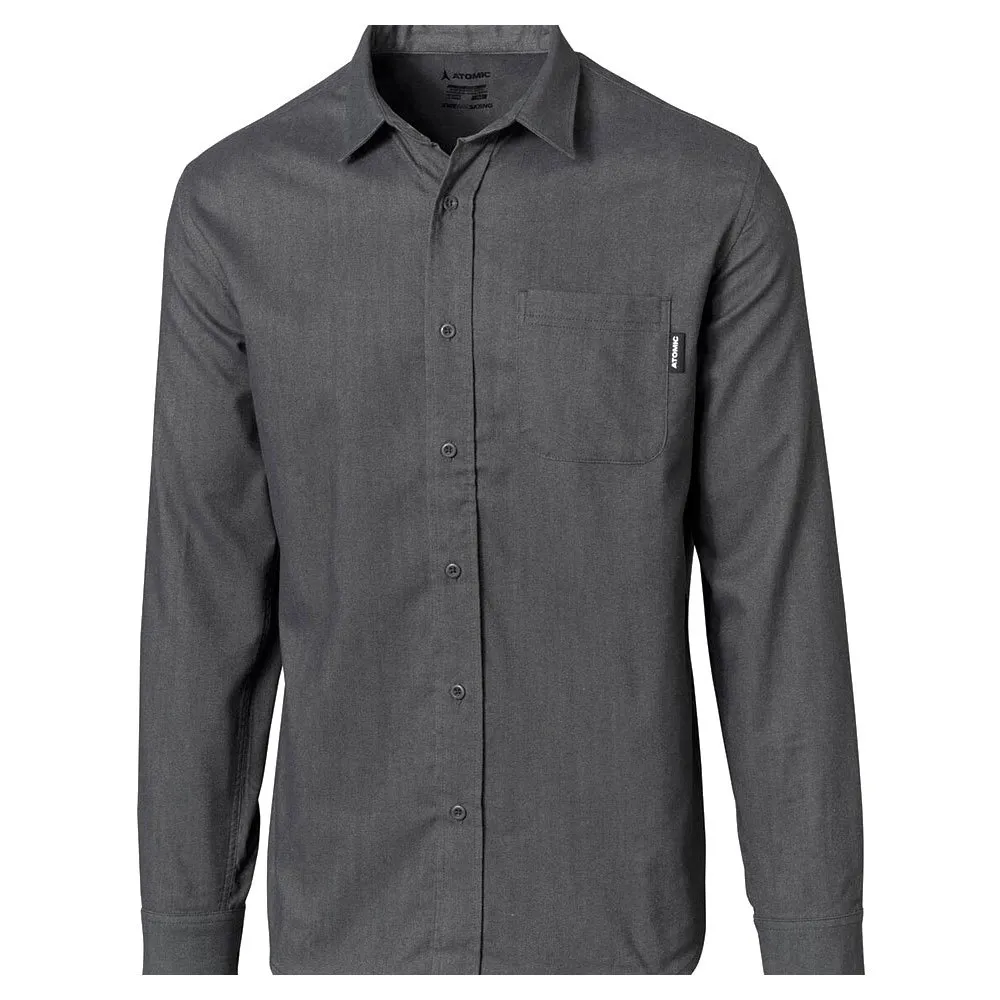 Atomic Flannel Overhemd Met Lange Mouwen Grijs