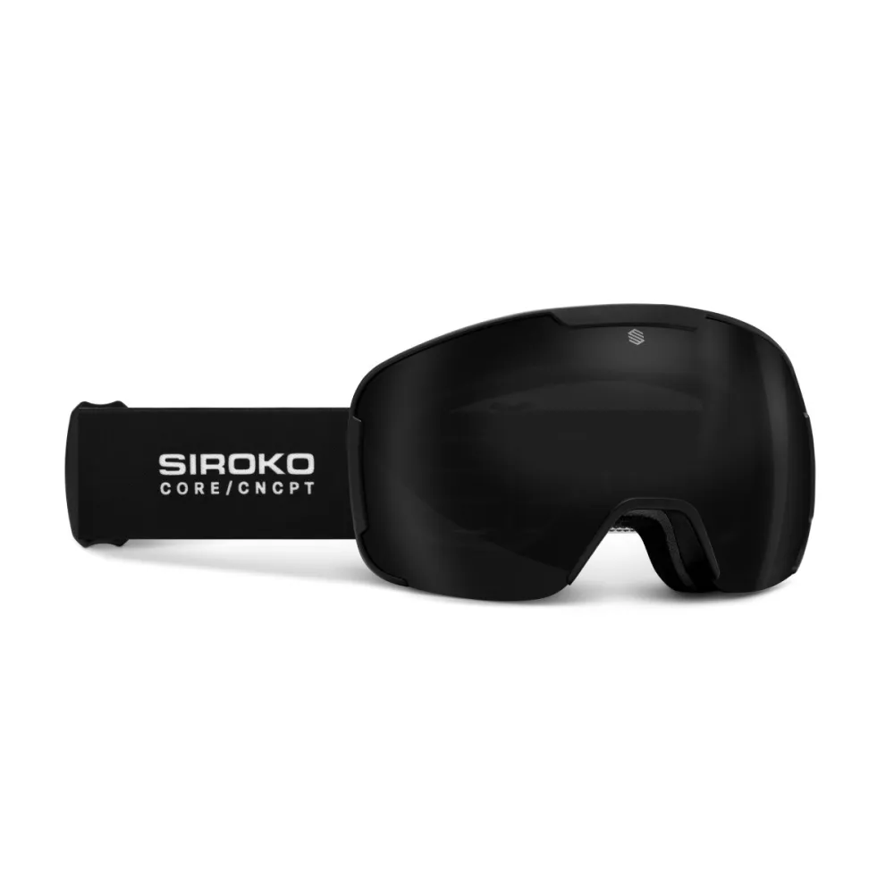 Siroko G-core Kitzbühel Skibril Zwart