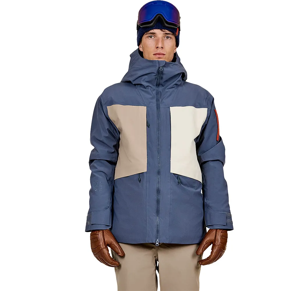 The Mountain Studio 3l Hybrid Shell Jas Blauw