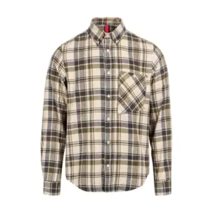 The Mountain Studio Button Down Flannel Check Overhemd Met Lange Mouwen 11 Castle Wall