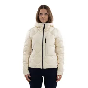 The Mountain Studio Ultralight Hood Gore-tex® Donzen Jas Almond Milk