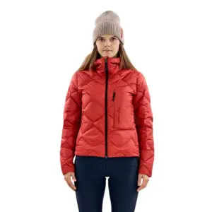 The Mountain Studio Ultralight Hood Gore-tex® Donzen Jas Rood