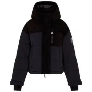 Ea7 Emporio Armani Ski St Moritz Fashion Eco-down Jas Zwart